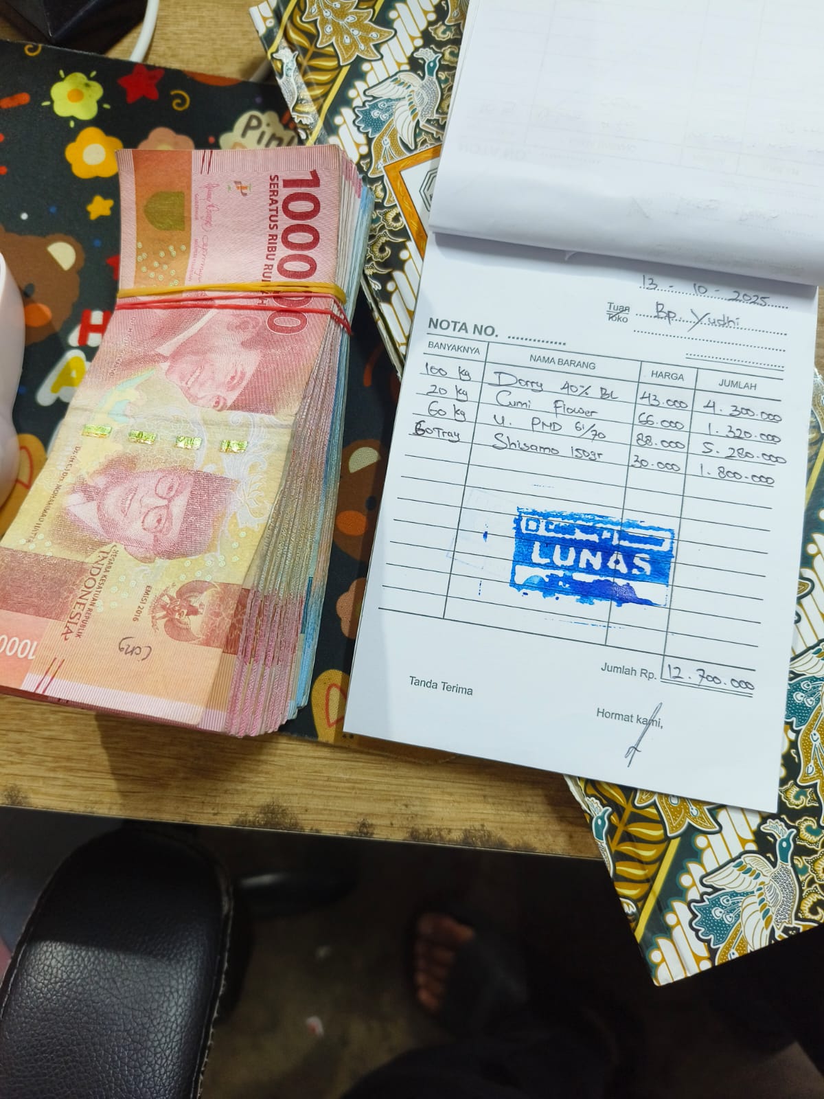 Pembelian Langsung di Gudang